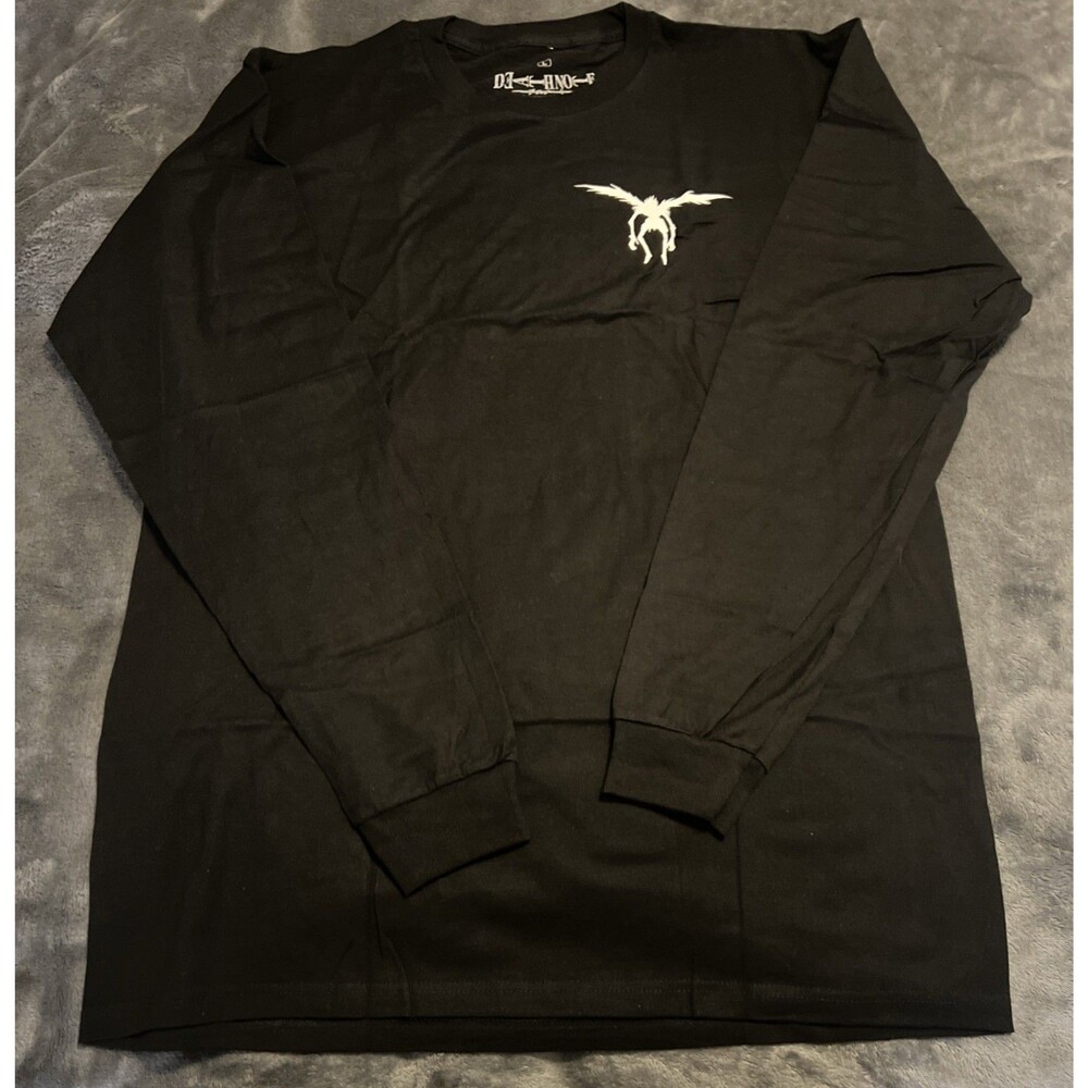 LARGE Death Note Shinigami Ryuk Shirt Men Black Japanese Manga Anime Series